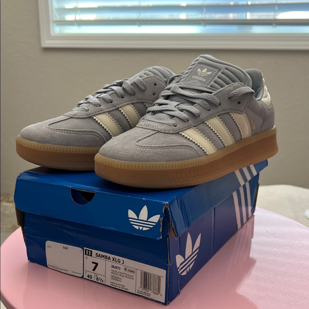 BIG KIDS' ADIDAS ORIGINALS SAMBA XLG CASUAL SHOES